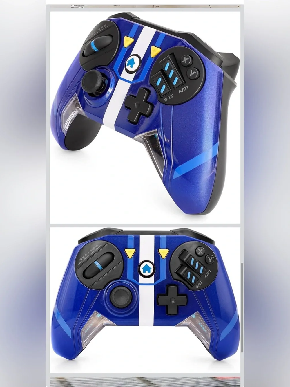 GHOST GEAR Wireless Racing Controller Nintendo Switch 2/Switch/PC RED/BLUE - Picture 4 of 9
